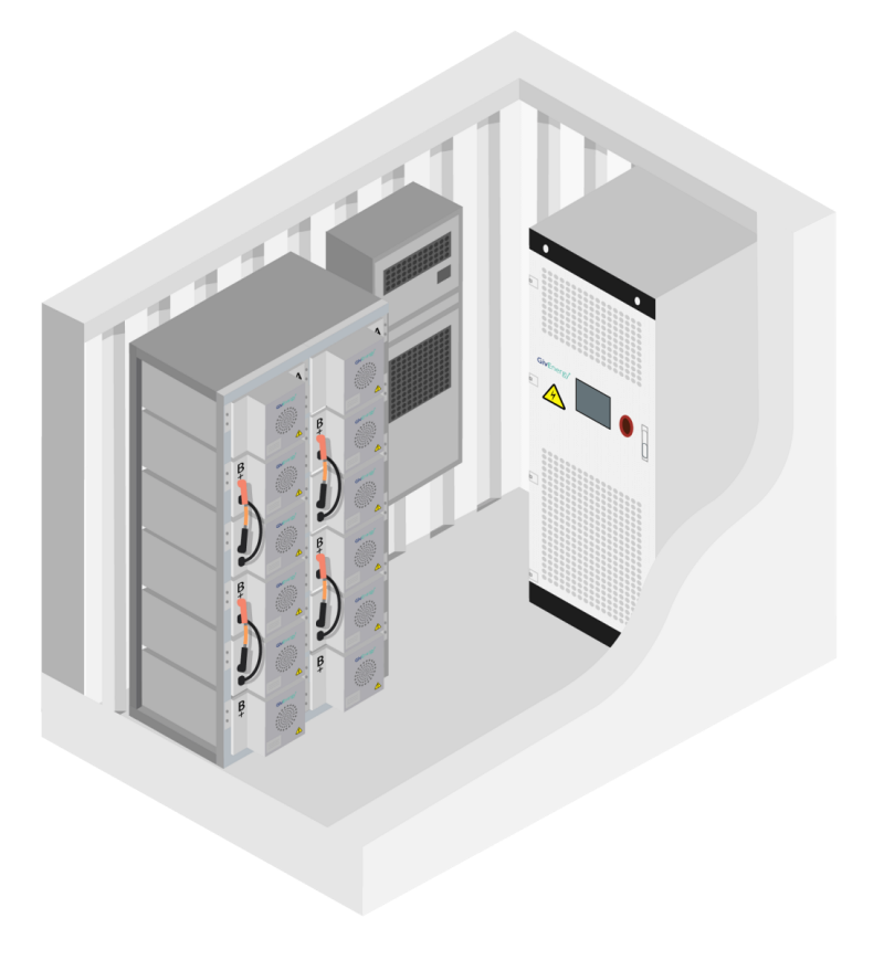 Eco4Heat - GivEnergy-battery-storage-container